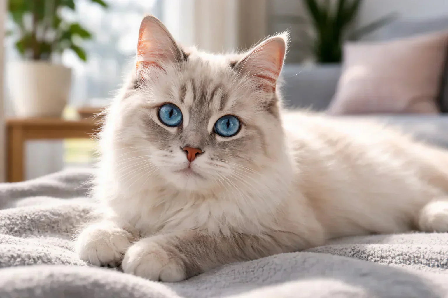 Blaue Augen bei Katzen – Ursachen, Genetik & was Halter wissen sollten