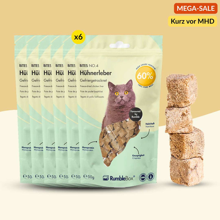 XXL Sparbox Hühnerleber 6x50g