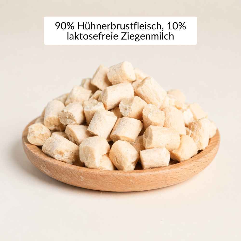 XXL Sparbox Hühnerstücke mit laktosefreier Ziegenmilch 6x50g