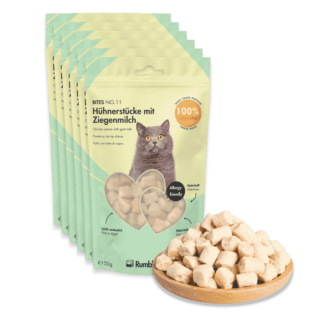 XXL Sparbox Hühnerstücke mit laktosefreier Ziegenmilch 6x50g