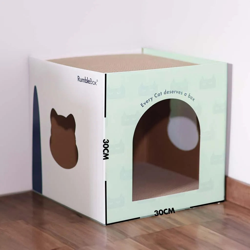 Katzenhaus aus Pappe - Rumble "Box"