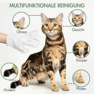 Pflege Feuchttücher für Katzen - 6pcs - RumbleBox