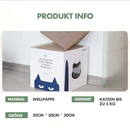 Katzenhaus aus Pappe - Rumble "Box"